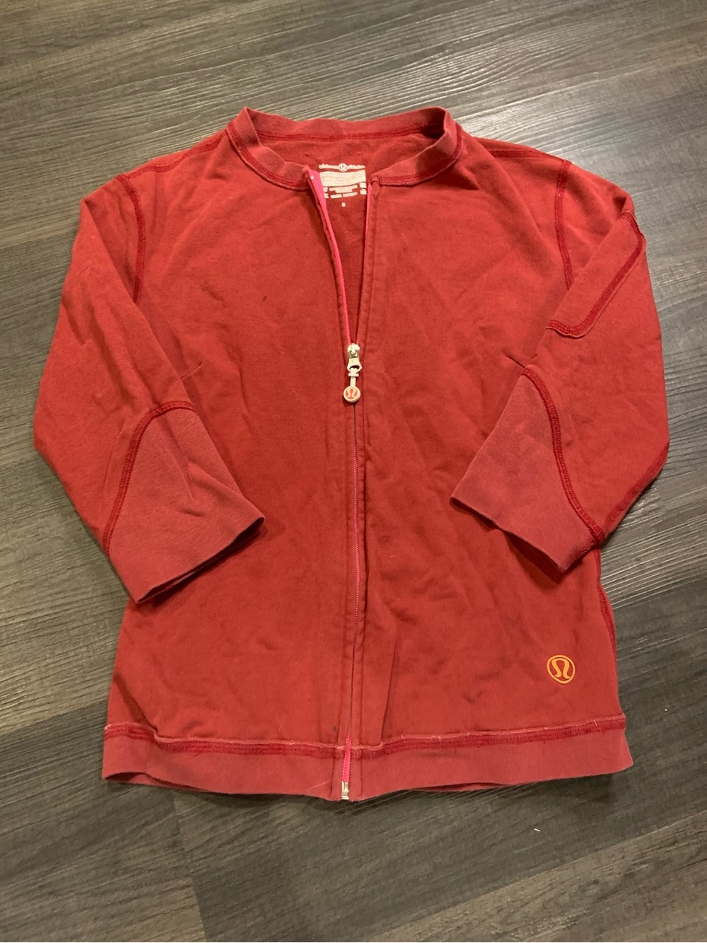 lululemon athletica Red Zip-Front Womens  Jacket
